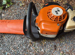 3 piece  1 trimmer stihl 2 blower 3 cutter