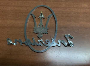 Side Emblem Maserati iniezione for Maserati Mistral