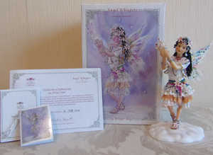 Christine Haworth Joy bringer angel limited edition figurine RARE!