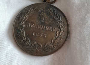 Antique 1883 war medal