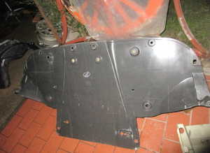 Front underbody guard Ferrari 430