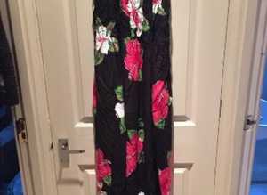 (014) Full length maxi dress, size 16