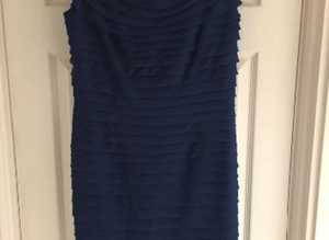 (004) Blue dress, size 10