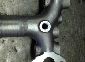 Water outlet manifold junction pipe for Ferrari F40