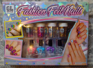 Girls Fashion Foil Nails - Toys