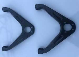 Front upper suspension arms Lamborghini Miura P400-Sv and 350 GT
