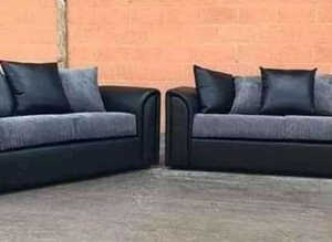 **Milan Brand New Corner Sofa Set - L Shape 3 & 2 Seater with Footstool**