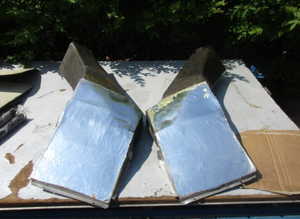 Air inlet for heat exchangers Ferrari F40