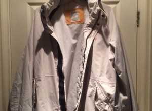 (011) Ladies cream jacket, size medium