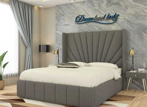 2025 Tokyo sunrise wingback bed frame with ( ottoman optional storage )