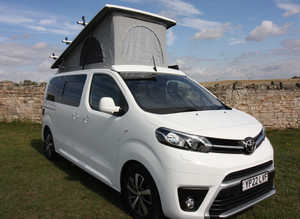 Toyota Proace Matino 2 By Wellhouse 180ps Auto 2022 (May) only 14,000 miles 4 berth in white 7 years of Toyota warranty left on it Over £9,000 of ext