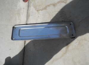 Front license plate holder for Fiat Dino