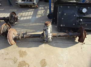 Rear axle with 9x41 differential for Alfa Romeo 1750
