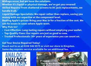 Computer, Laptop, iPad and iPhone repairs