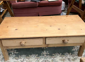 Victorian Elm and Pine Coffee table
