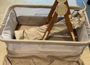 Mamas and papas  Lua Fawn bed side cot bundle.