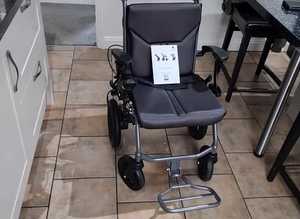 Efoldi Powechair Electric Wheelchair Transportable 17kg Additional Attendant Control