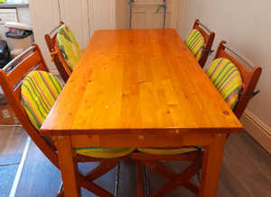 IKEA Pine Farmhouse Style Dinning Table