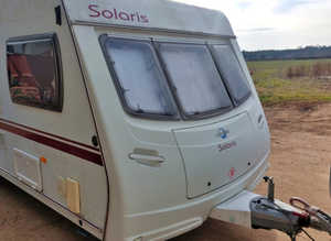 *SOLD* 2007 LUNAR SOLARIS *ISLAND BED* 4 berth caravan. separate shower. separate toilet, RARE FIND
