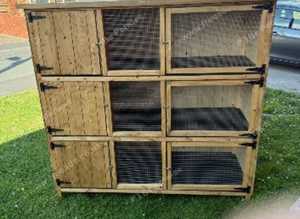 Triple hutches