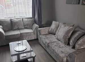 **Milan Brand New Modular L-Shape Sofa - 3 & 2 Seater with Footstool**