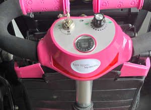 REDUCED:2025 Dual Lion Batt. IGlide E-Comfort Remote Autofold 19Stone.15mls Range Mobility Scooter