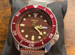 Seiko 5 69K1 Maroon - Excellent Condition