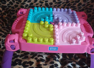Megablox table and bricks ex condition £20