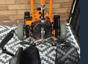 Supascoota Sport XL 20 Stones. 14 Miles Range Aircraft approved Mobility Scooter