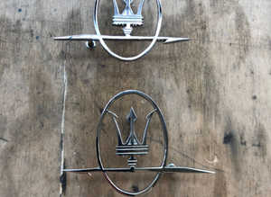 Side emblems for Maserati Mistral