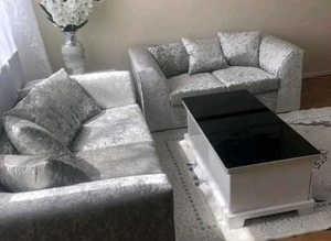 **Sleek Brand New L-Shape Sofa - 3 & 2 Seater with Footstool Comfort**