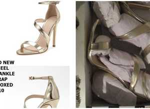 Brand new high heel evening shoes s6