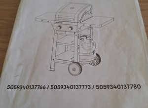 9 month old B and Q Owsley 2 Gas BBQ