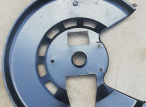 Front brake discs protection shields for Lamborghini Urraco