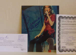 Celine Dion autogrpah for sale uacc dealer no:-171