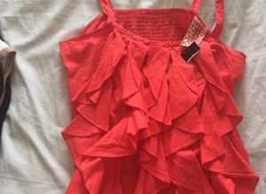 (192) Next red top, size 16, new with tag