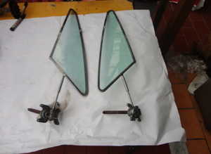 Alfa Romeo Montreal front quarter windows with frames