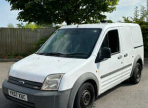 Man with small white van