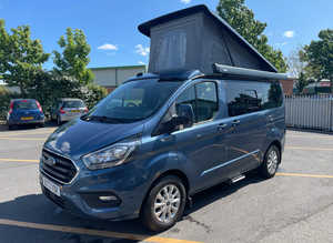 Ford Custom Misano 4.1  By Wellhouse 170ps Auto in Chrome Blue 2023 with 25,000 miles very high spec