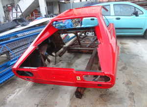 Rear body panel Ferrari Dino 208 Gt4 and 308 Gt4