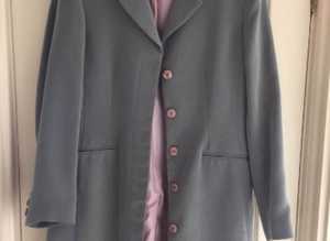 (080) Ladies grey jacket, size 12, new!