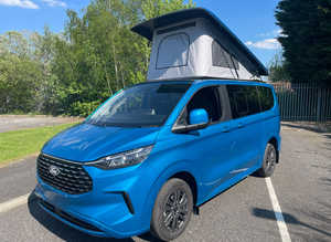 Ford Custom Campervan Misano 5 By Wellhouse based on Tourneo. NEW 2024 Model 2.0 Diesel Manual 150ps Digital Aqua Met Blue.