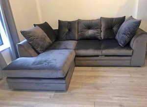 Milan Modern Living Suite - 3+2 Sofa and Versatile Footstool