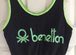(096) Benetton sports top, size 12
