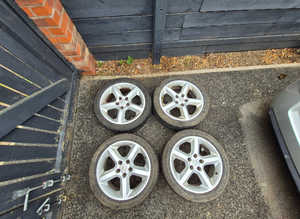 Alloy wheels from a zafira  b 2SRI