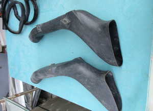 Front brake air conveyors for Ferrari Testarossa