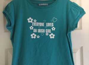 (646) Irish t-shirt, size 14/16