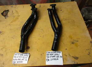 Front lower exhaust pipes Ferrari 250 and F330 S1