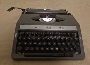 Vintage WH Smith Grey Fox Typewriter