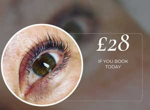 Lash lift and Tint